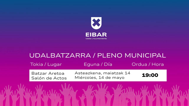 poster EZOHIKO UDAL BATZARRA 2025-05-14